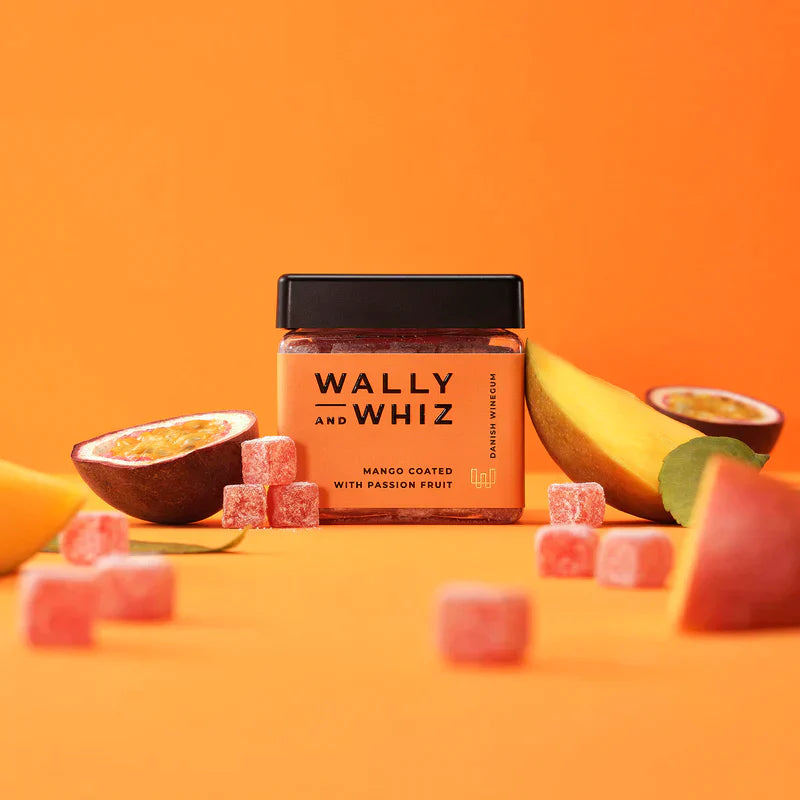 MANGO MED PASSIONSFRUGT, 140G. Wally and whiz